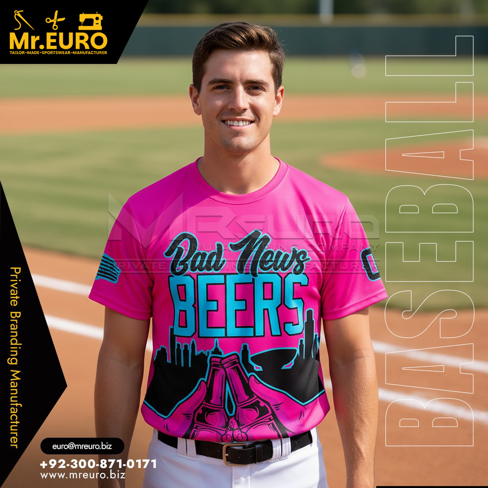 Sublimated Baseball Crew Neck Jersey