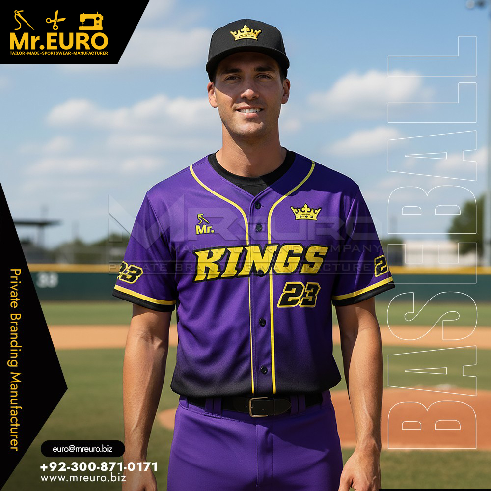 Baseball Full Button Sublimated Jersey