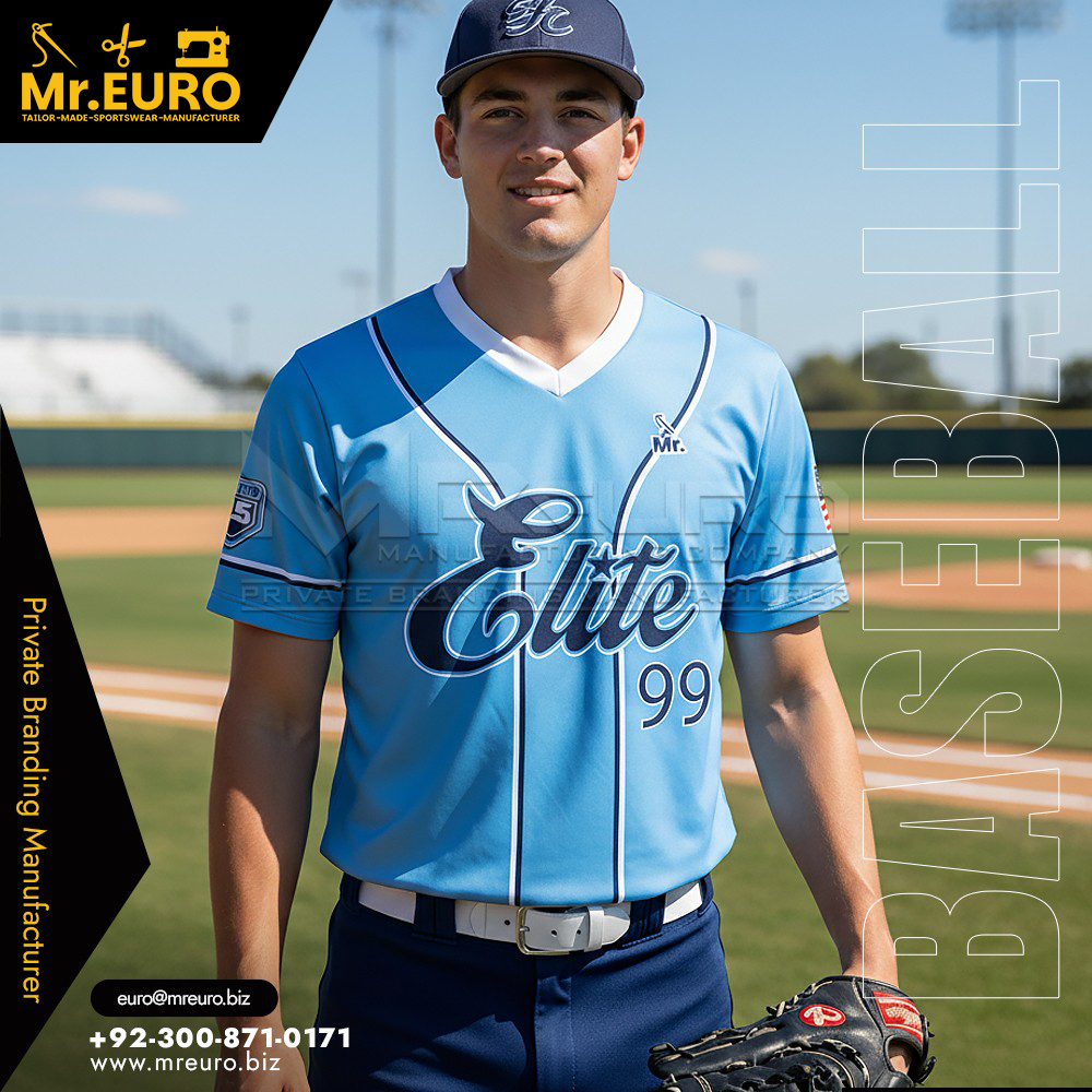 Custom Baseball Jersey V Neck