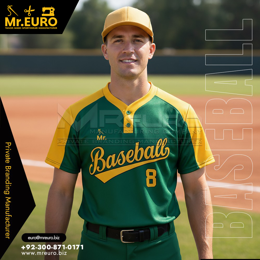 Custom 2 Button Baseball Jersey