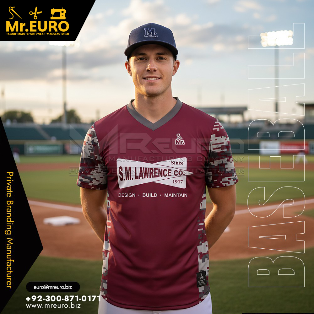 Baseball V Neck Jersey